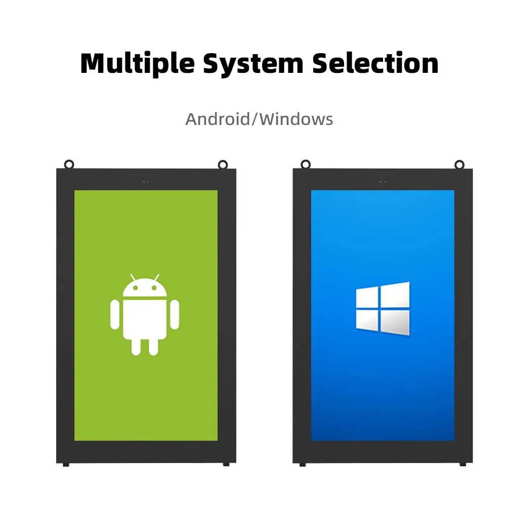 Outdoor Lcd Waterproof 32 43 55 65 Inch Advertising Screen Display Player Wall Mounted Digital Signage