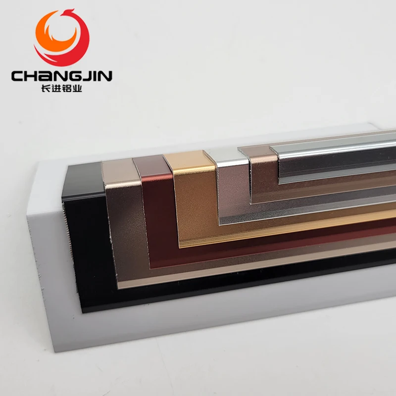 black gold aluminum alloy protection extrusion tile corner trim edge profile