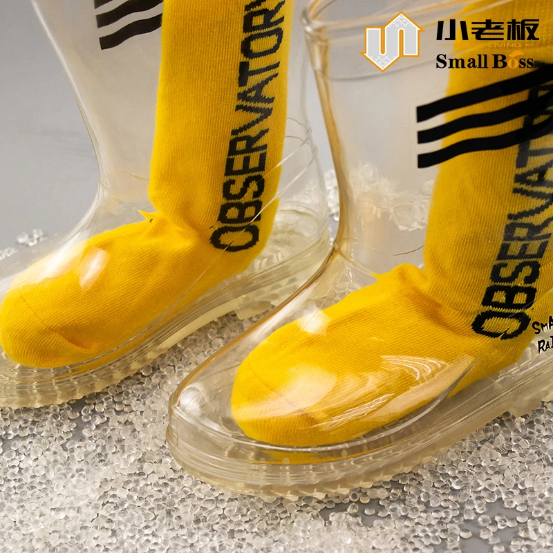 Slipper Slip Slop Shoes Sole Transparent Crystal Soft PVC Compounds Granules