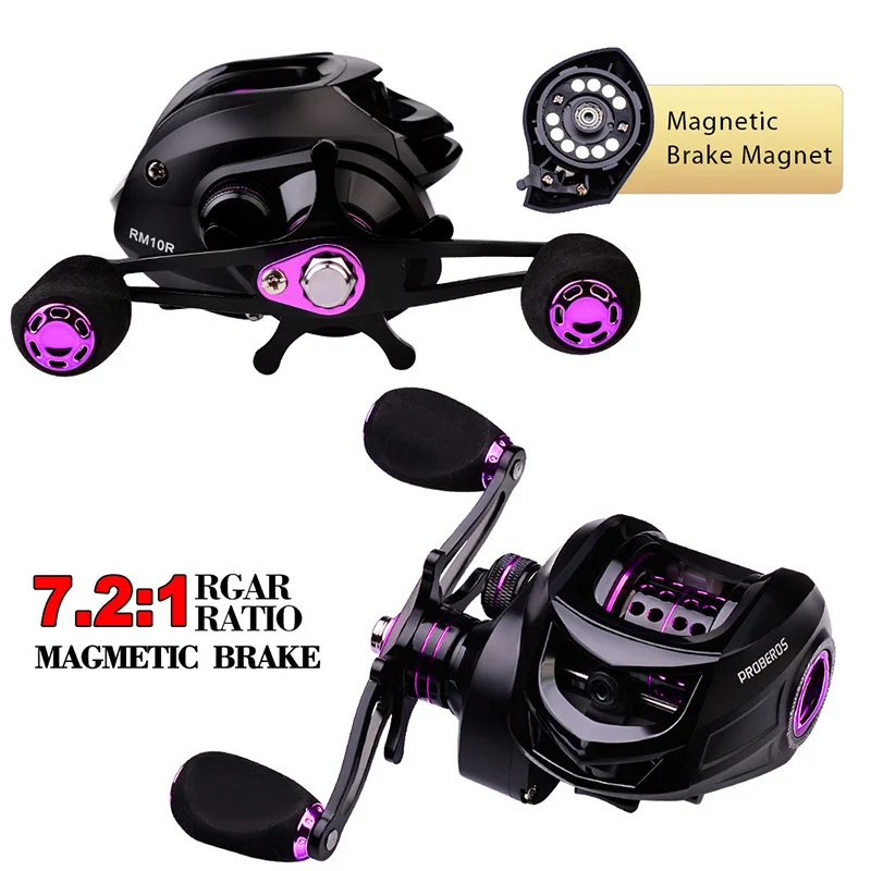 Newbility premium bait caster 10kg 7.2:1 Gear Ratio spinning trolling baitcasting bass fishing reels