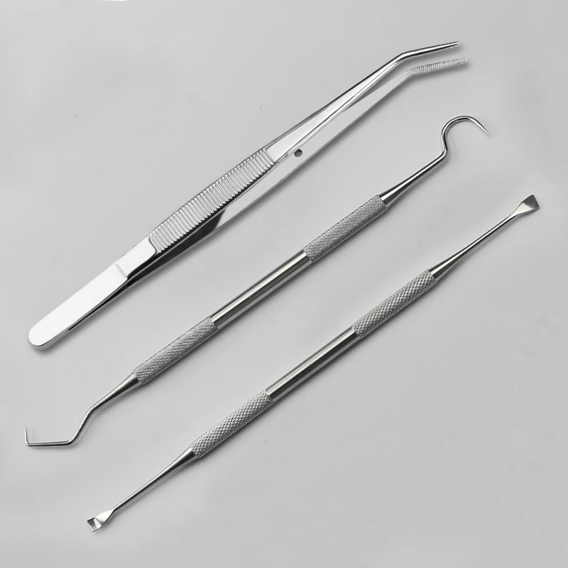 6 Pcs Dentist Tool Kit Hygiene Teeth Cleaning Dental Picks Scaler Mouth Mirror Dental Instrument