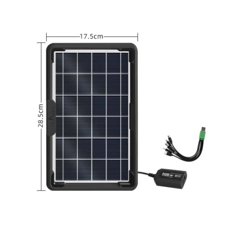 Small Solar Charger panel Universal Solar Cell Charger 6v 6.8w Solar universal usb chargeing panel with USB stabilizer