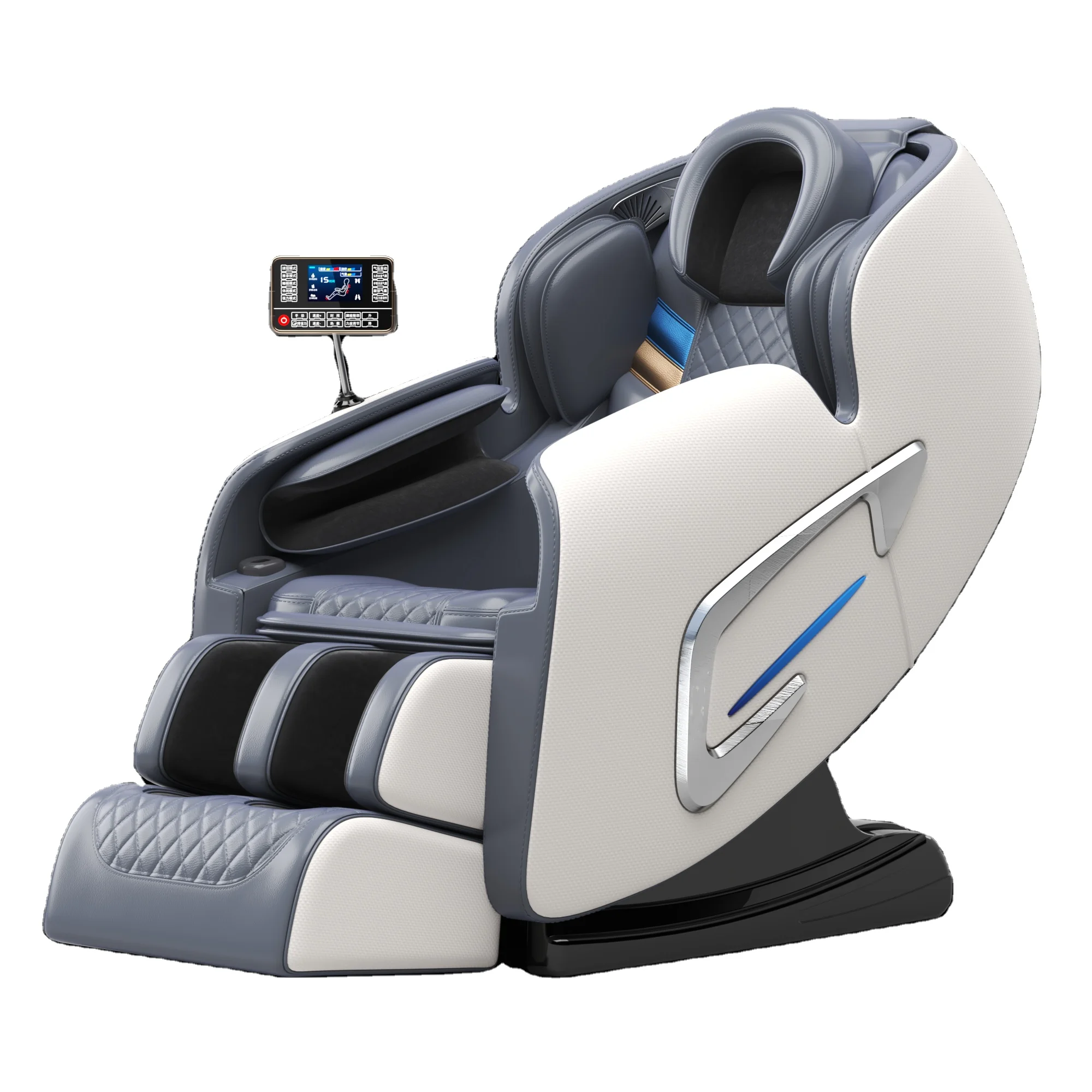 Home Luxury Furniture Classic Design Modern Style Real Leather Commercial Healthy USB Connect Remote Control Smart Massage Chair