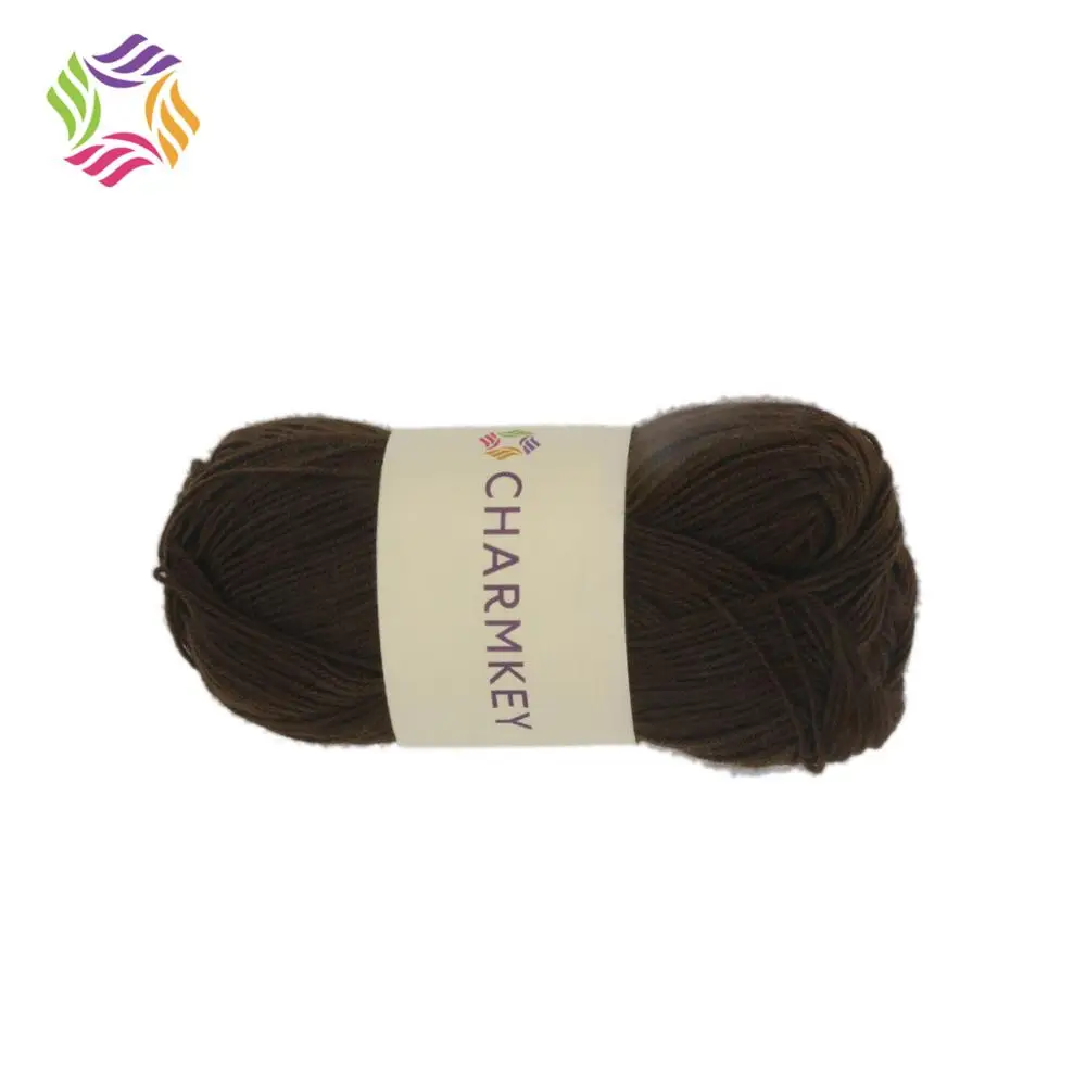 
Wholesale multicolor and soild color yarn 100% acrylic fancy yarn for knitting hat 