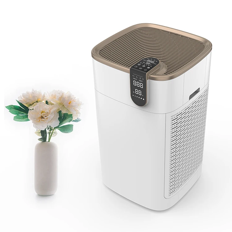 Large air Purifiers Floor Standing Electrical Double True Hepa Filters air Cleaning Machine for Household and Commercial Use