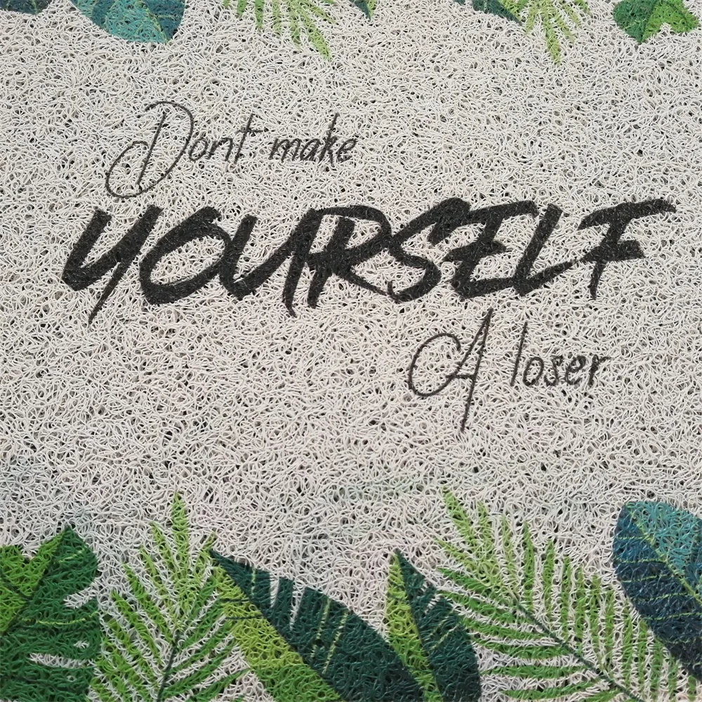 UV Digital Printing floor mat Big size Customize Finished Carpet rubber PVC  Door Mat floor cushion rubber floor mat