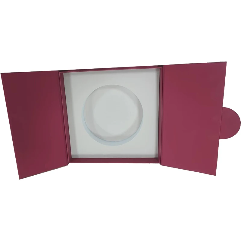 Customized rigid box gold silver foiled  Luxury foldable Magnet gift box