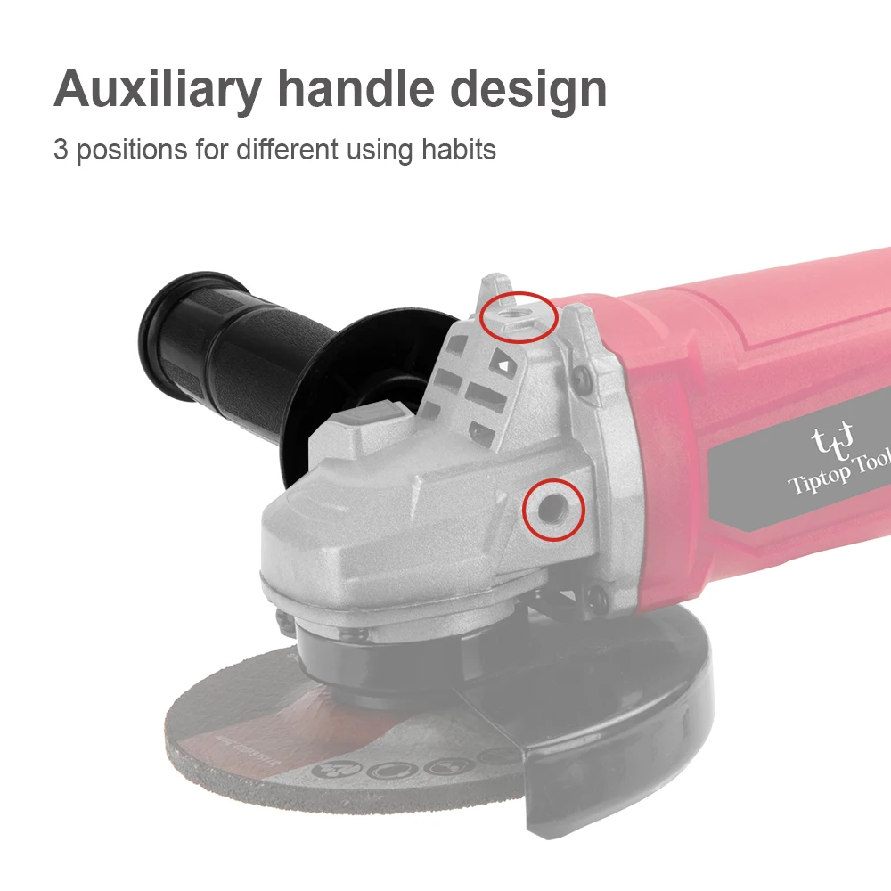 Heavy Duty Adjustable Speed Electric Power Tool Grainder Machine Portable Slide Switch Corded Angle Grinder Machine DIY M14 900W