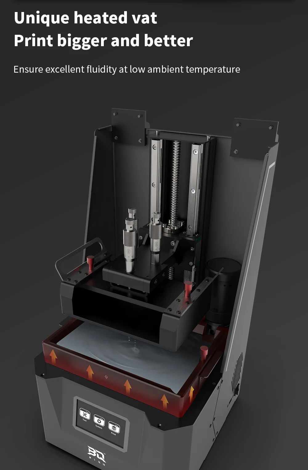 2022 Biqu New Upgraded Diy High Precision 3 D Printer Resin Lcd 3d Printer 4k Mono