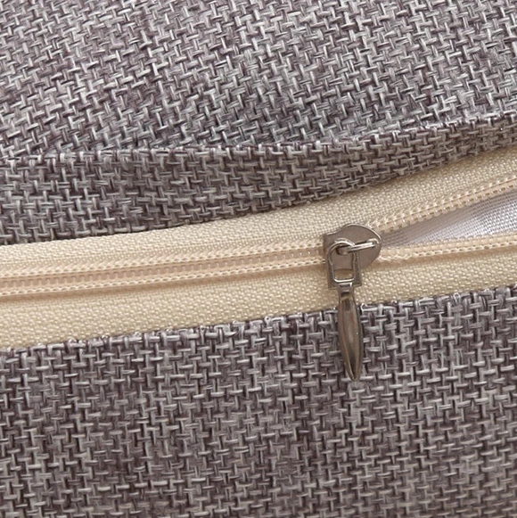 Wholesale Modern Plain Polyester Linen Sofa Couch Home Decor Big Cushion Cover Pillowcase Pillow Case