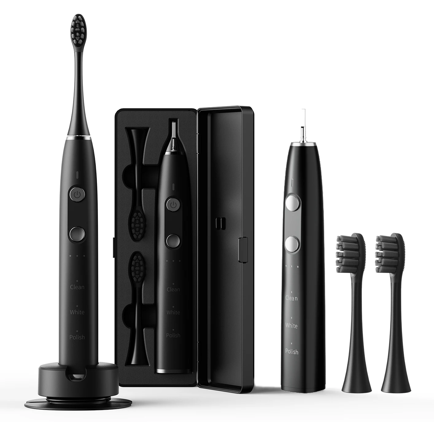 ISO9001 New Products Pressure Sensor Foam Spatter Proof Smart Rechargeable Sonic Electric Toothbrushes for Adults