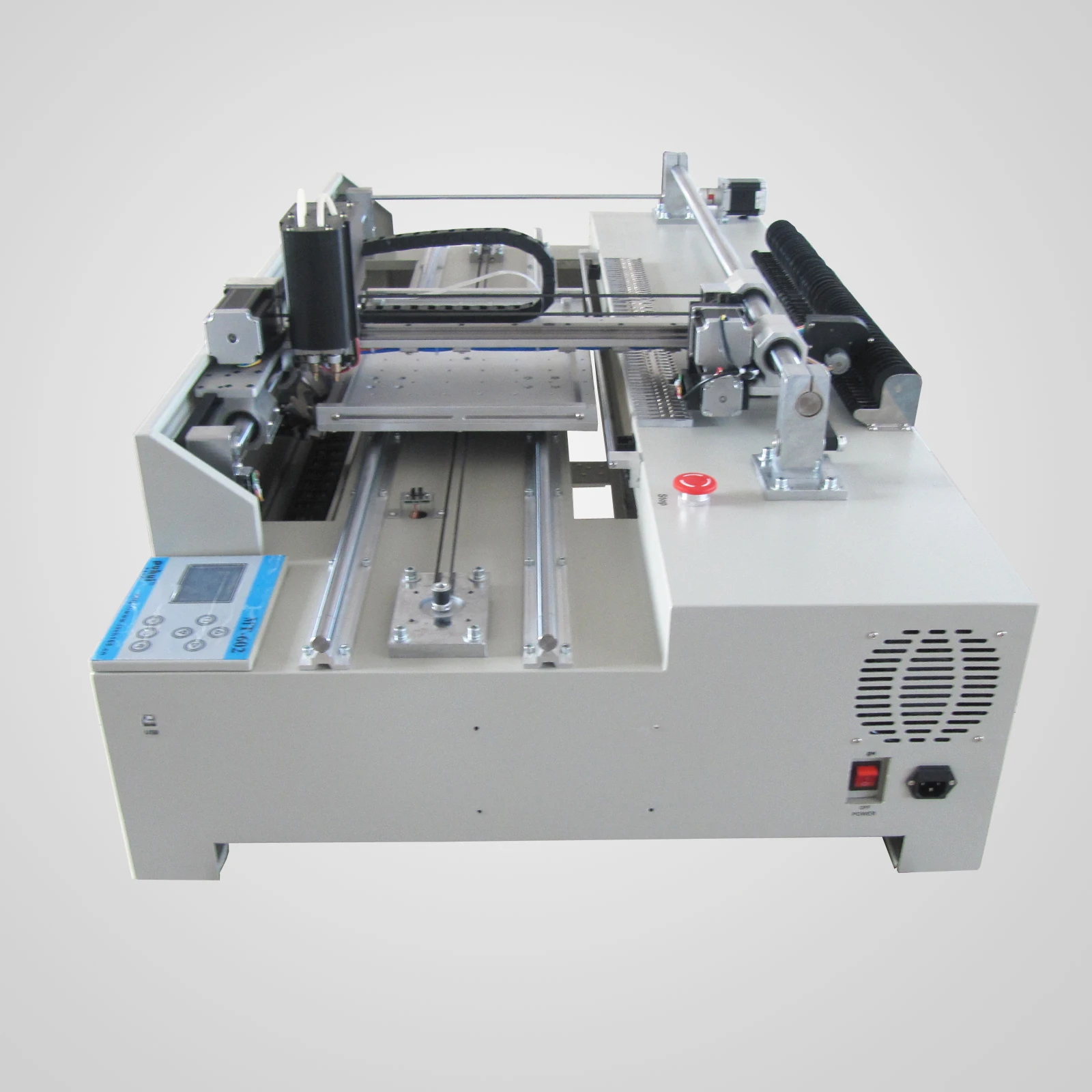Semi or Full Automatic SMT product line With Camera /LED puhui MT-602L Desktop Pick And Place Machine chip mounter