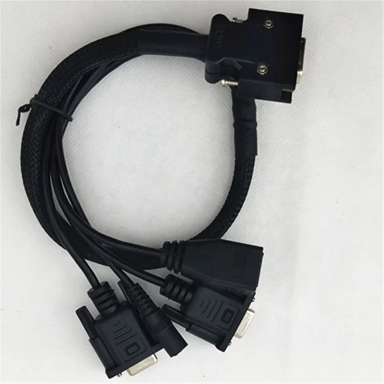 RJ45 Y Splitter Cable MDR Connector to DB 9pin Adapter Cable SCSI 26 Pin VGA Cables Projector Computer Monitor Gold Plated Black
