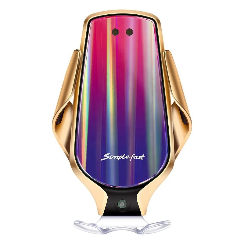 
R9 wireless charger 2019 new trending products 10W wireless charging phone holder wireless car charger 
