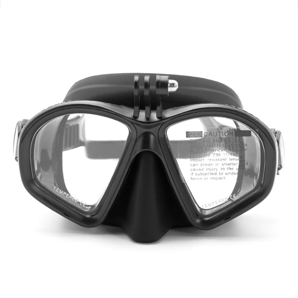 Adult Snorkeling Gear Freediving Swimming Diving Masks Camera Go pro Spearfishing Mask for Diving