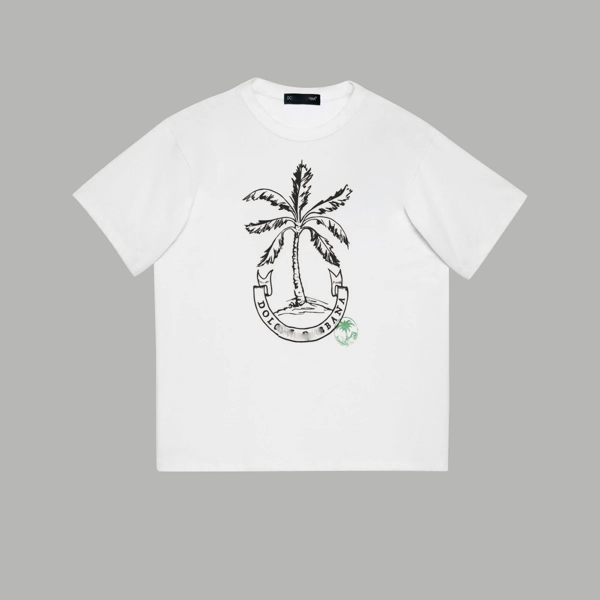 Newest men designer DG crewneck blouse short sleeve training sports cotton loose T-shirt