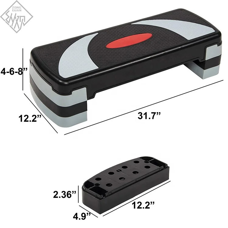 ZG custom Color Adjustable Height Bench Gym Fitness Workout Exercise Balance Aerobics Step Platform Board