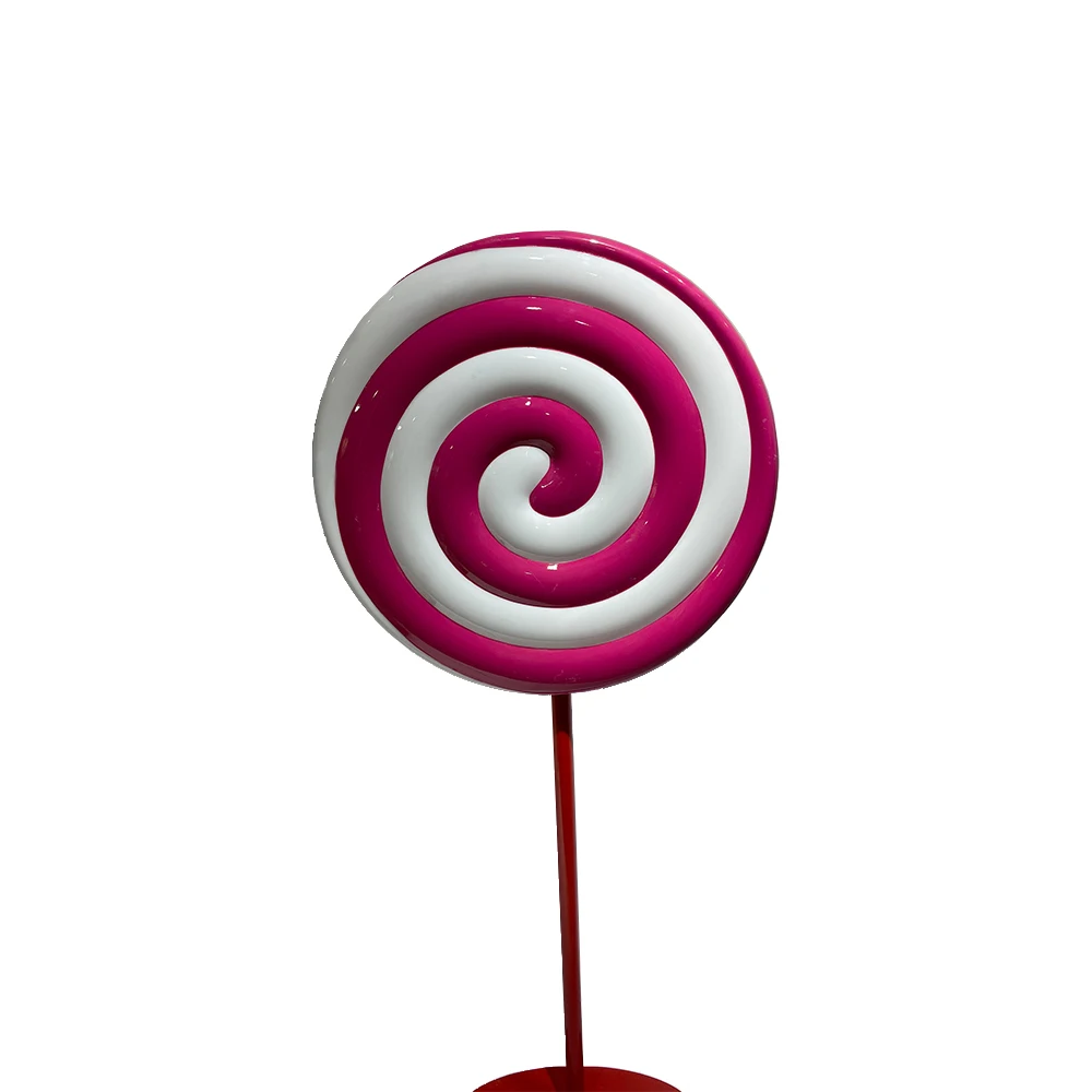 
Large Candy ecDoration Commercial Fiberglass Candy Christmas Decoration Supplies 