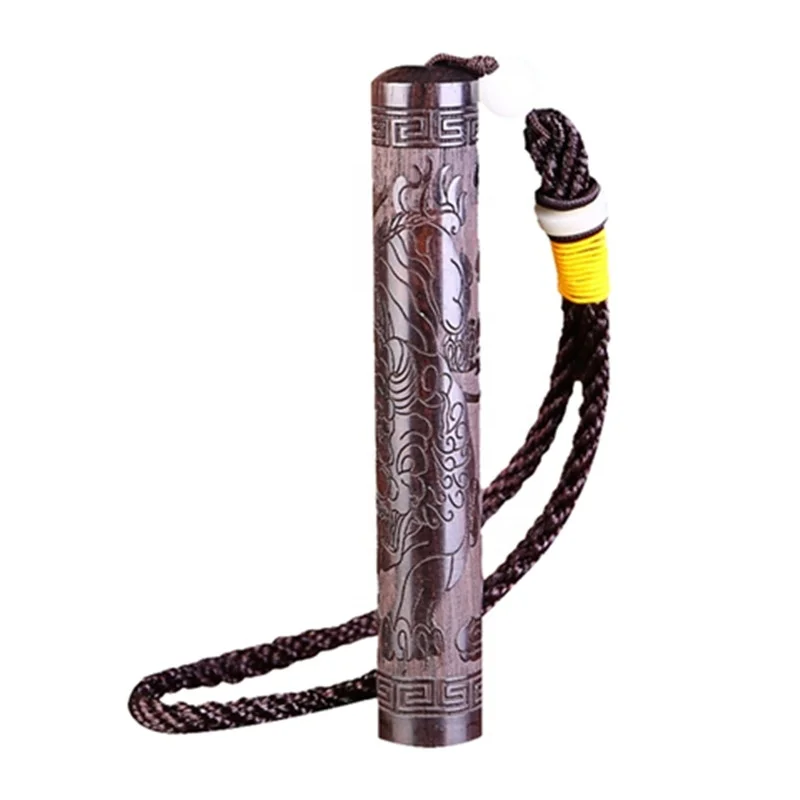 USB Lighter Ebony Sandalwood Electronic Rechargeable Tungsten Lighter Flameless Chinese Retro Style Cigarette Lighter