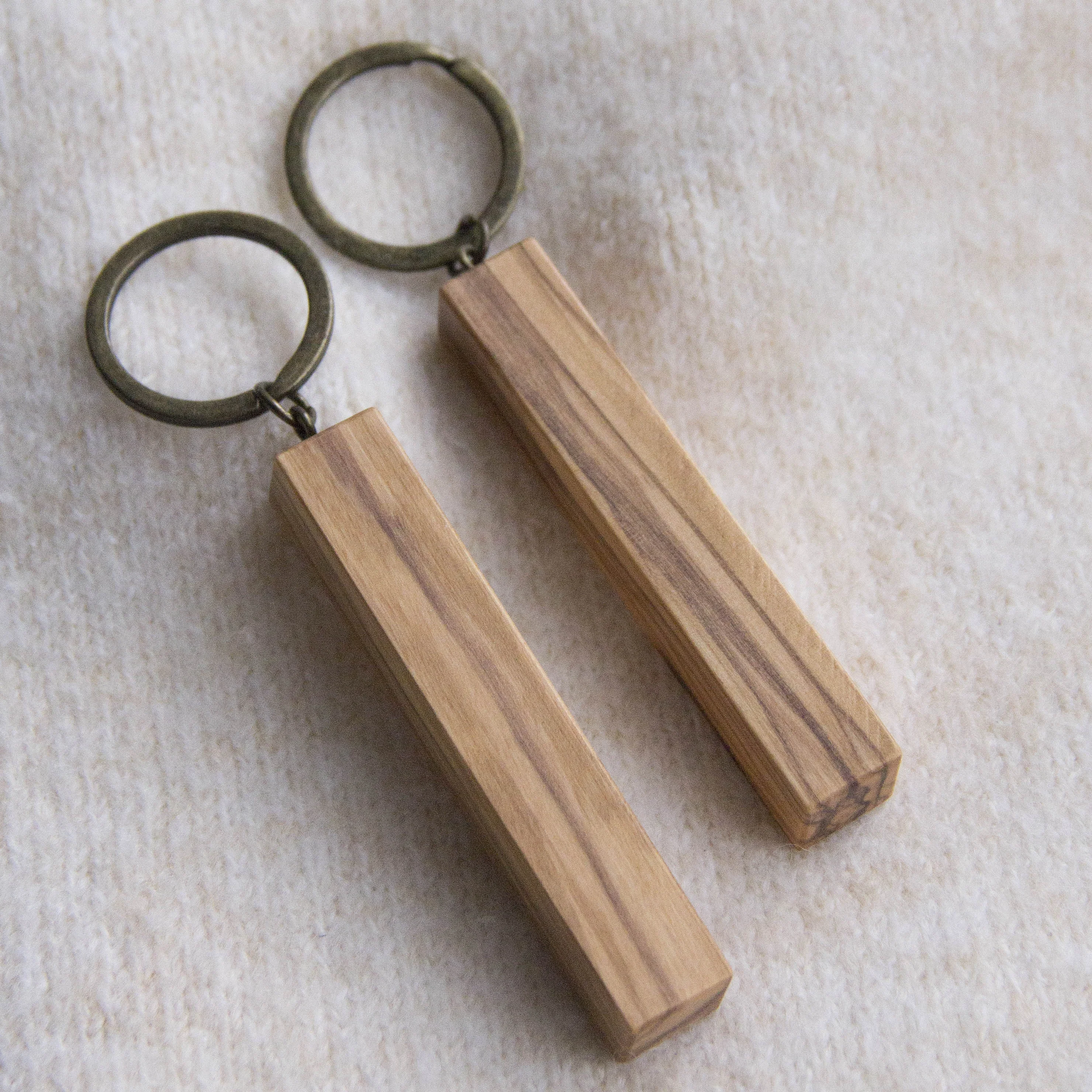 Quality Wooden Bar Keychain Engravable Blanks Wholesale