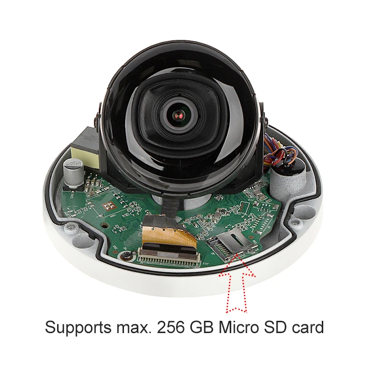 Mutil-язык 8MP cmos-датчика изображения IPC-HDBW2831E-S-S2 усовершенствованная от взрыва купол 4K POE IP камера
