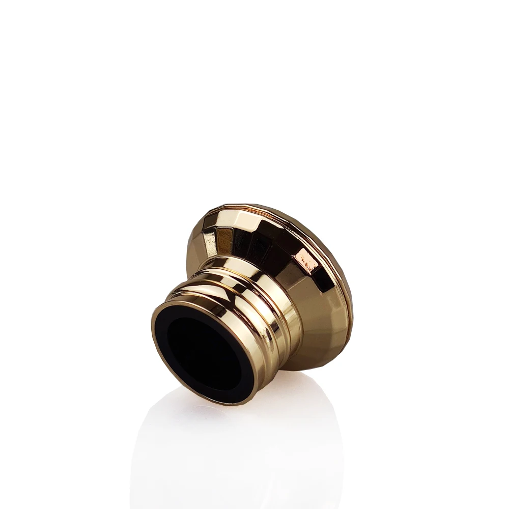 Chinese reliable factory direct custom made arabic oil perfume lids luxury gold silver crown shaped perfume cap