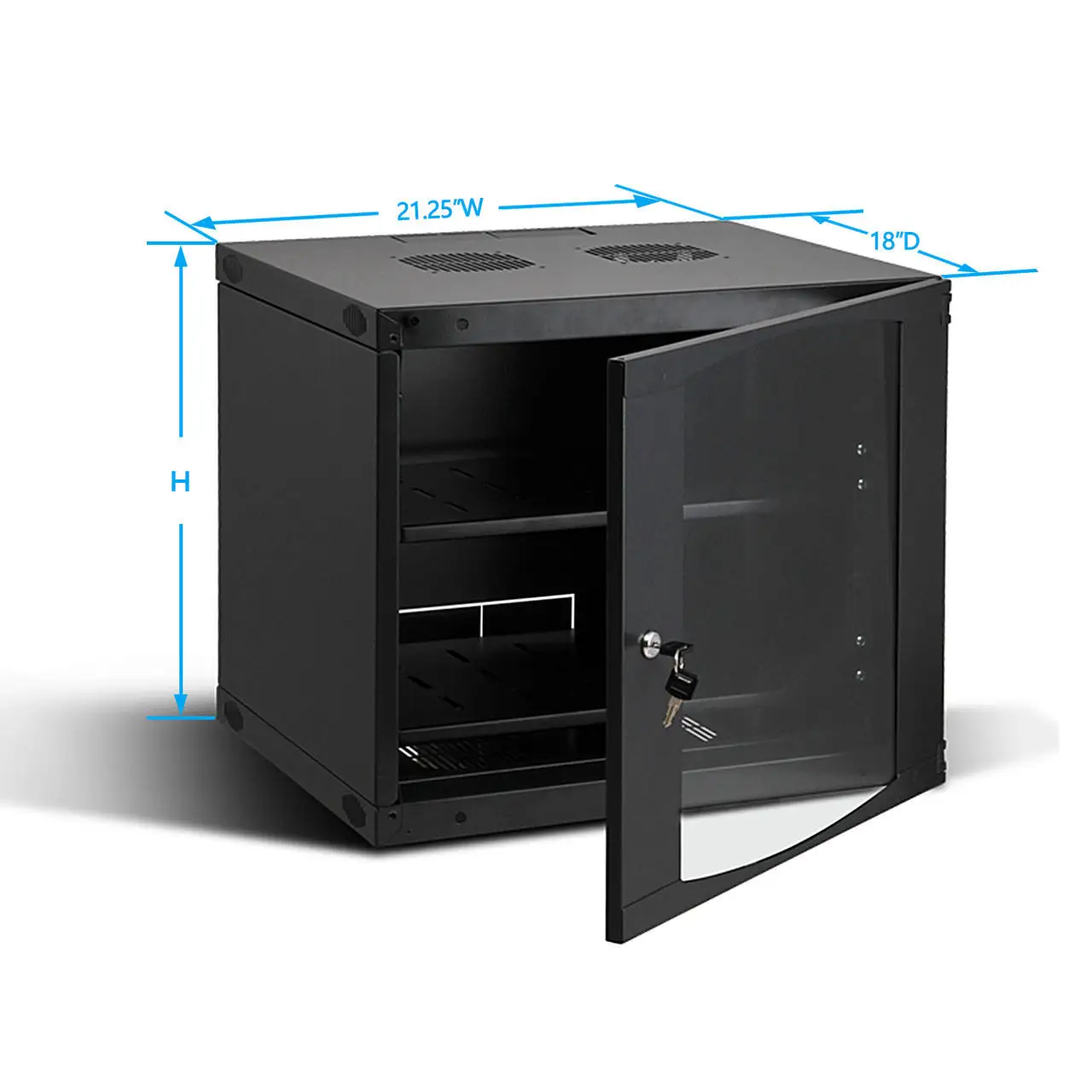 Network Rack Cabinet 4U 6U 9U 12U 15U Wall Mount Floor Standing Network Equipment Rack