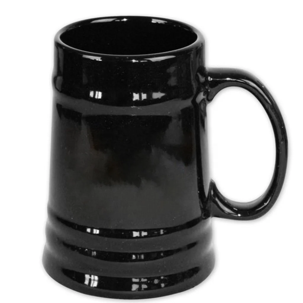 Customized logo 16oz ceramic beer mug german beer stein 500ml beer mug