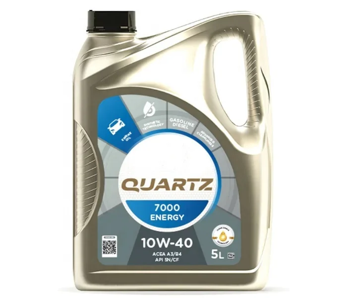 High quality 5L quartz 5000 nfc ACEA A3/B3 API SL/CF 20W50 15w40 synthetic diesel motor engine lubricant oil for cars and trucks