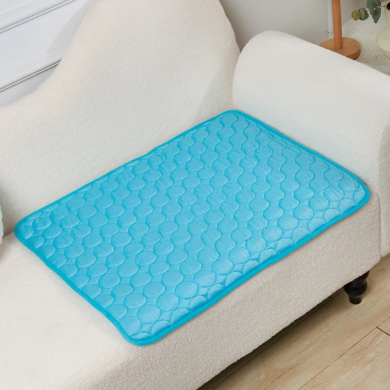 Pet ice silk mat for cats and dogs Summer cooling supplies for large dog pet mats