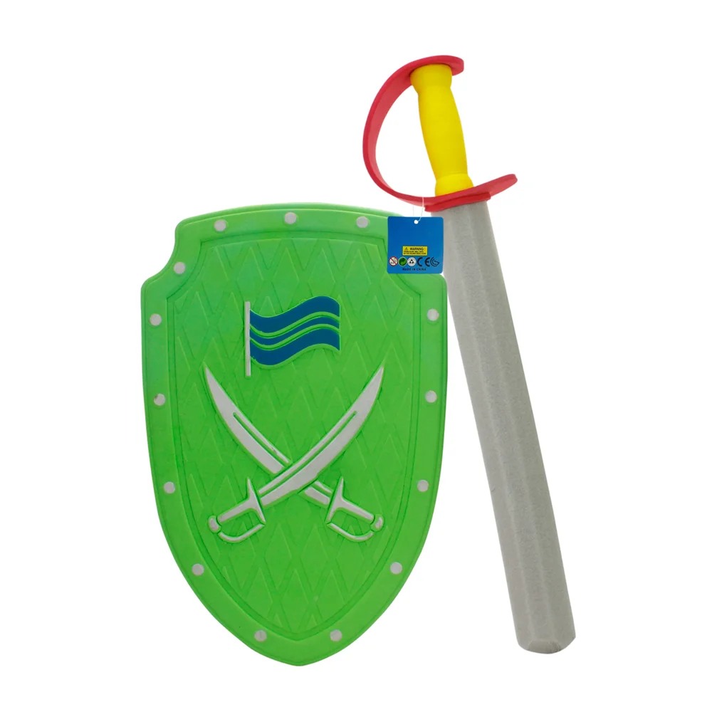 57cm Foam Shield and Sword Toy Set for Exciting Role Play Adventures Perfect for Kids Dress Up Parties and Themed Events