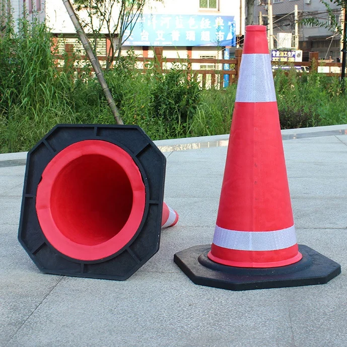 90cm Orange color EVA Flexible Traffic Road Safety Cone