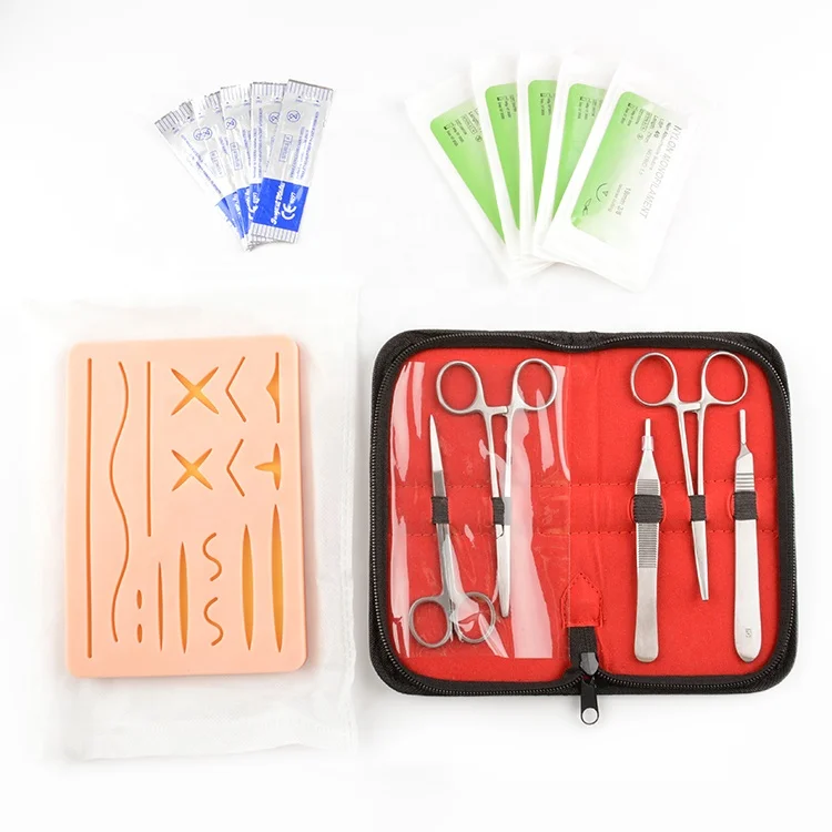 Suture Practice Kit for Medical Nursing School Students Surgical Suture Training with Suture Pad