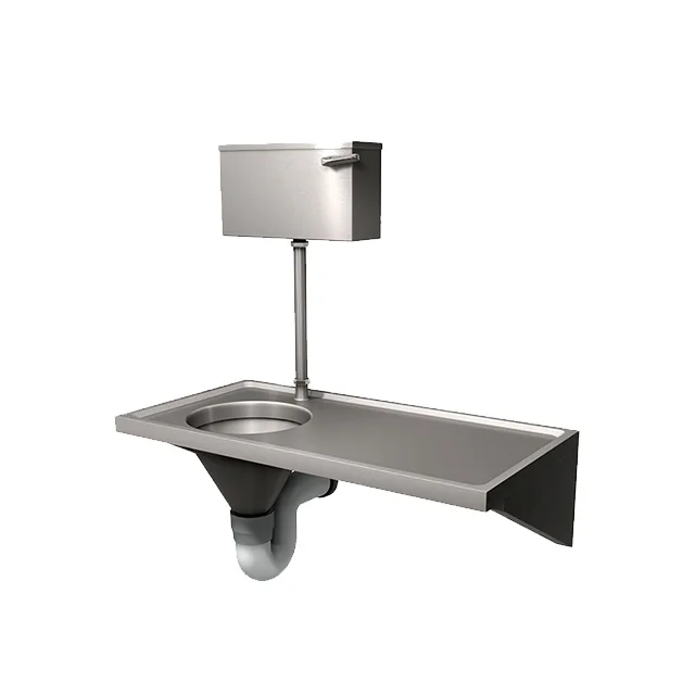 SS304 customized hospital surgical scrub sink  stainless steel with drainerboard hospital scrub sink