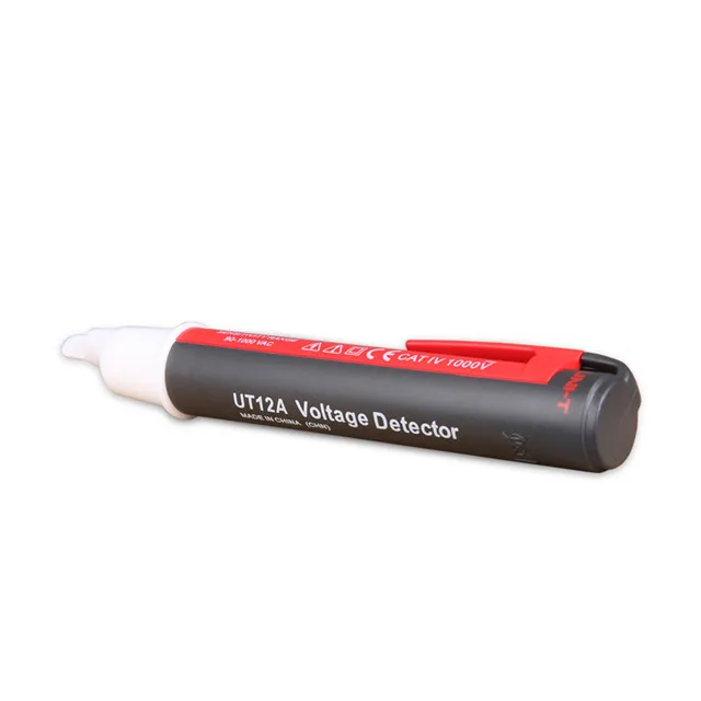 UNI-T UT12B Voltage Pen Tester Non-contact AC Voltage Detectors 90V-1000V 50/60Hz Auto Power Off Beeper Indicator
