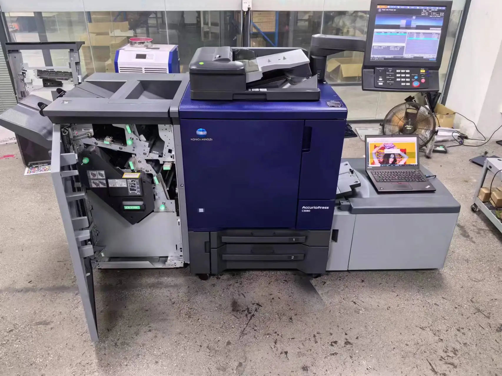 Refurbished Industrial High Speed Label Machine A3 for Konica Minolta Bizhub C3070  Digital Printer Machine