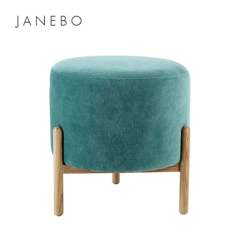 
European Style Simple And Stylish Step Stool Chair Customized Color Ottoman 