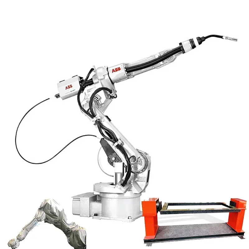 ABB robot arm 6 axis industrial robots ABB IRB1520ID with OTC welder and TBI torch CNGBS linear tracker for welding solution