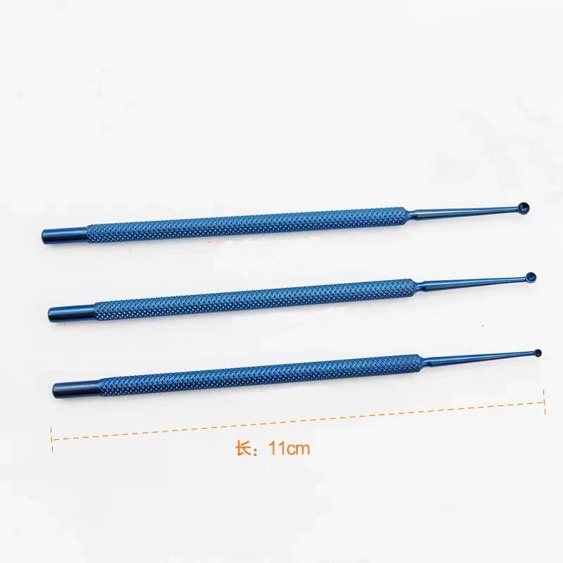 Curette Large Chalazion 2mm Diameter Stainless Steel Ophthalmic Surgical Instruments