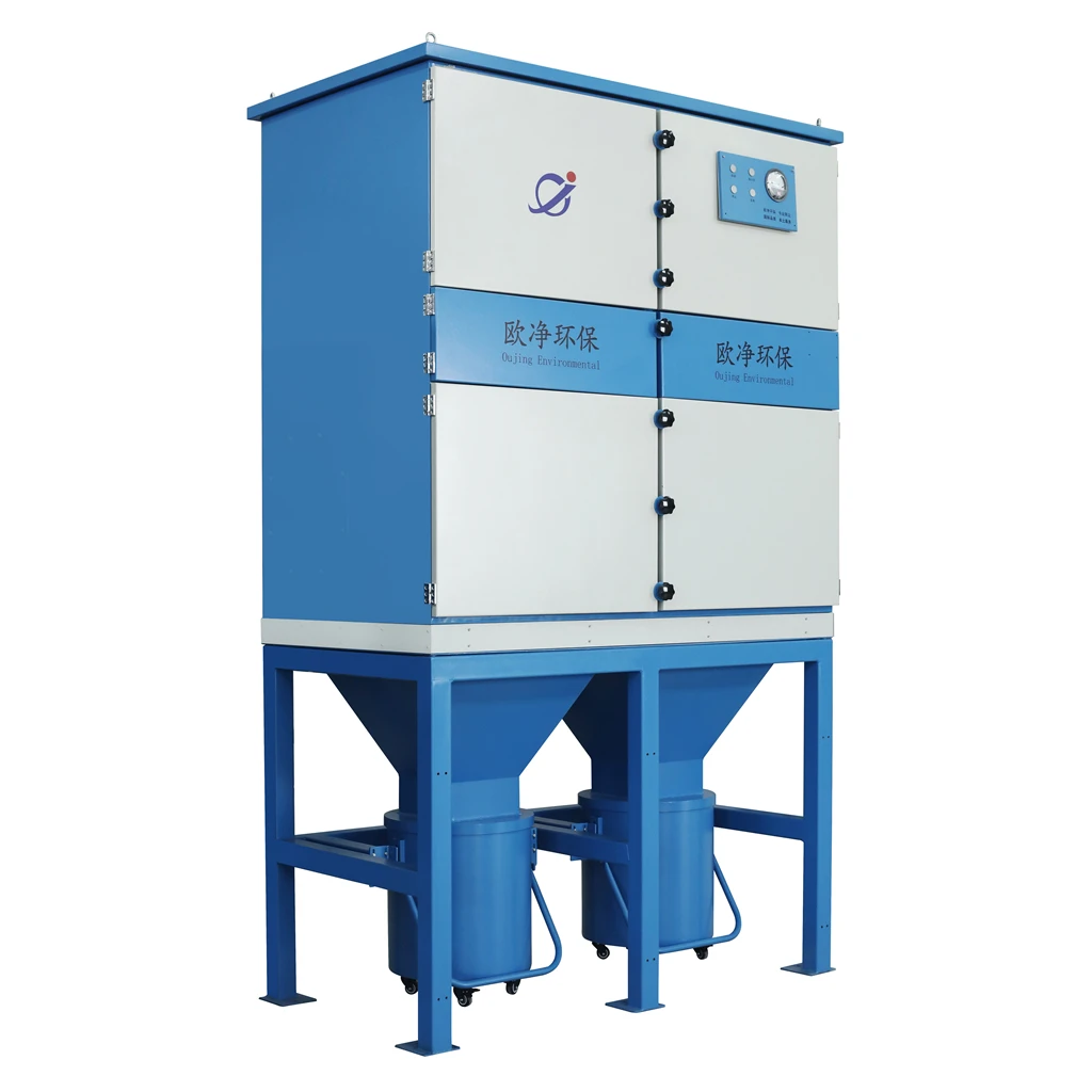 Professional Central Automatic Pulse Dust Cleaning Co2 Laser Cutting Fume Extractor Internal Dust Extractor