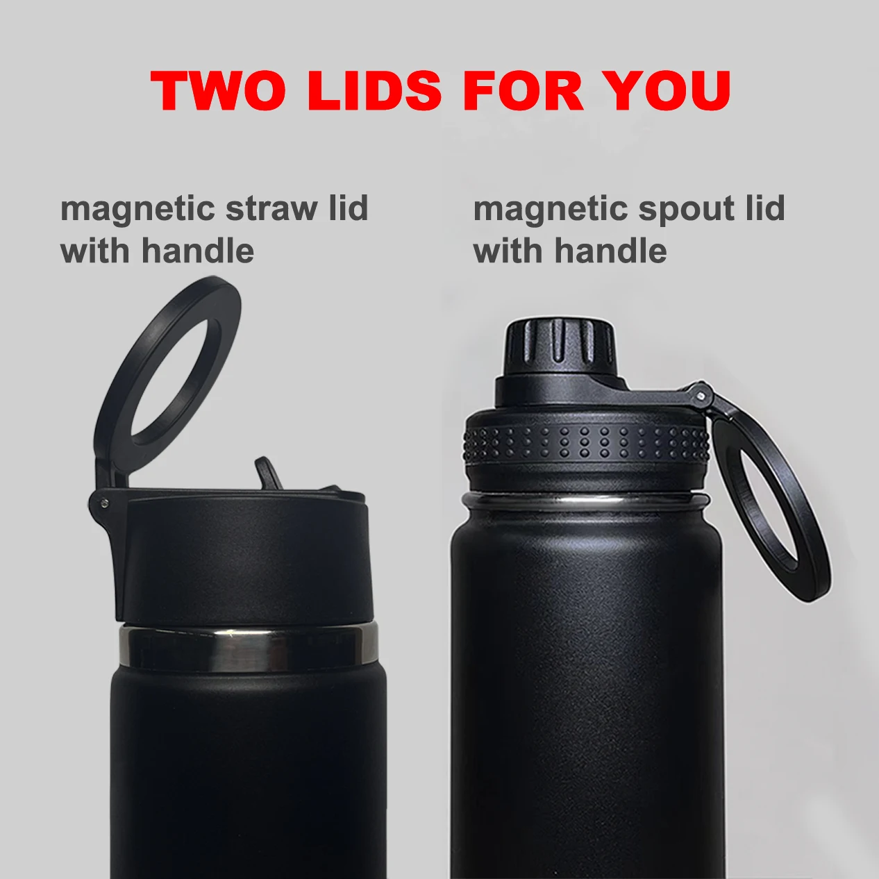Magnetic Water Bottle Holder Unique Gifts Water Bottle Innovative Products 2024 Sports Gym Water Bottle with Logo Custom Yiwu