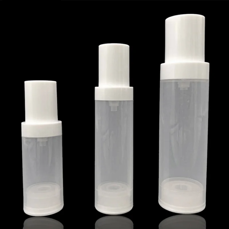 30ml 50ml 100ml scrub lotion bottle PP plastic transparent vacuum bottle press pump cosmetic sub-bottling 1oz 2oz 3oz