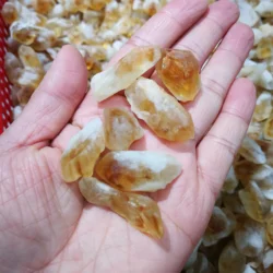 wholesale natural quartz crystal healing stone raw rough Brazil citrine crystal points