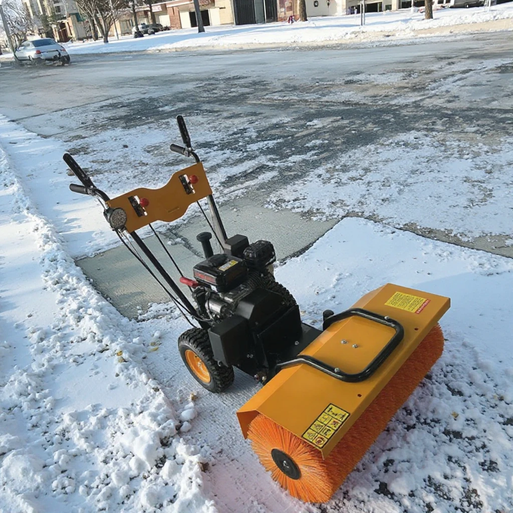 3-in-1 Loncin 6.5HP Gasoline Engine Hand Push Home Use Engine Powered Snow Blower Snow Sweeper