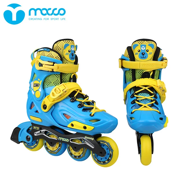 Регулируемые детские роликовые коньки macco MC5 blue