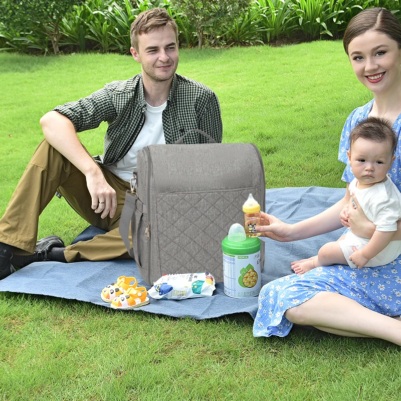 100% Cotton Organic Multifunction Foldable Bed Crib Set for Baby Online Stylish Backpack Design