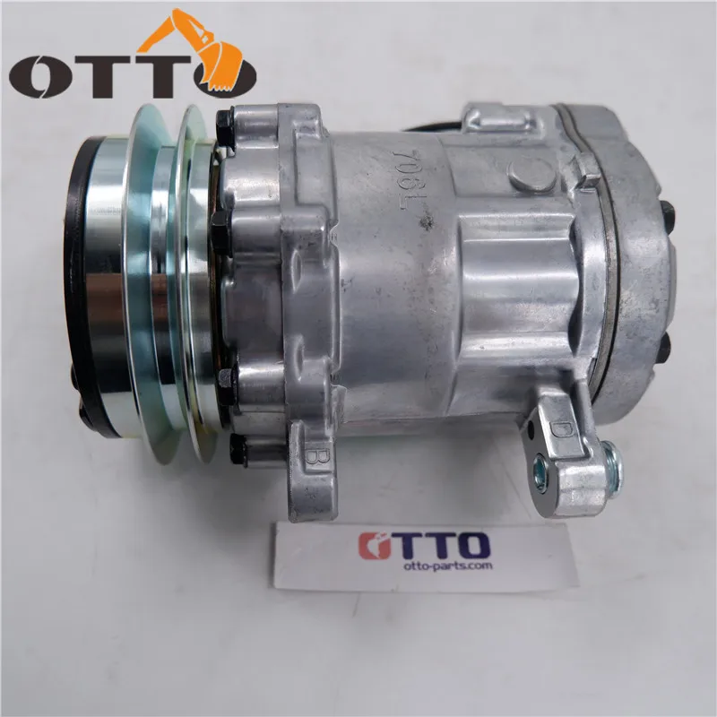 OTTO PC55MR-3 Excavator Compressor Wa600-6 426-07-31111 Ac Compressor Assy Pc56-7 Pc45mr-3 Pc30mr-3 Compressor 22L-979-2200