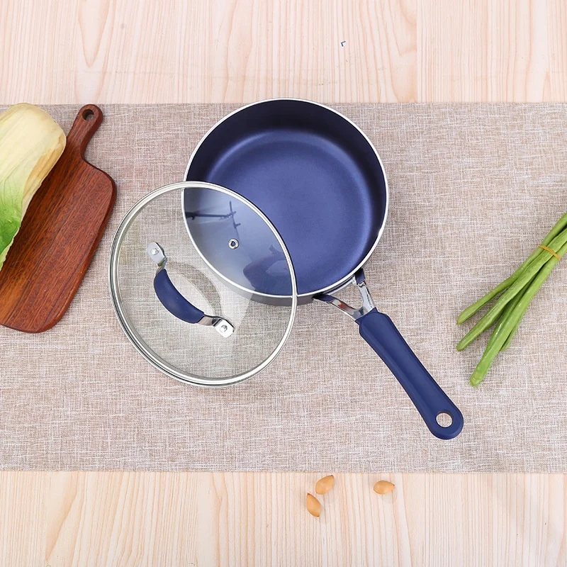 Non-stick Wok Soup Square and Round Pot and Pan Set Kitchen Steak Cake Cooking Tools Gift Cookware Set Kitchen Aluminum Carton