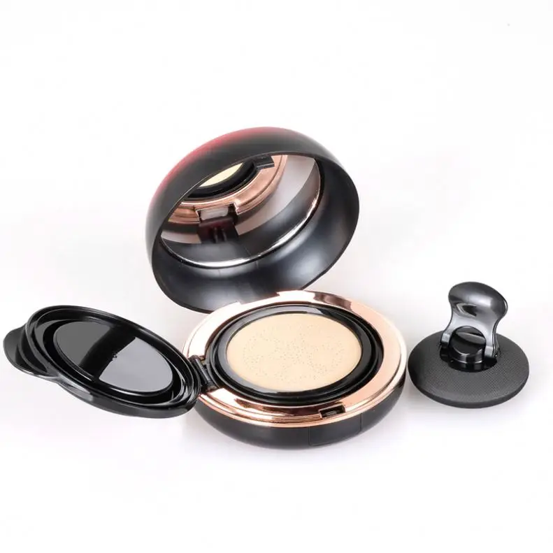 W504 12g Customized New Arrival Round Basic Air Cushion Case With Puff