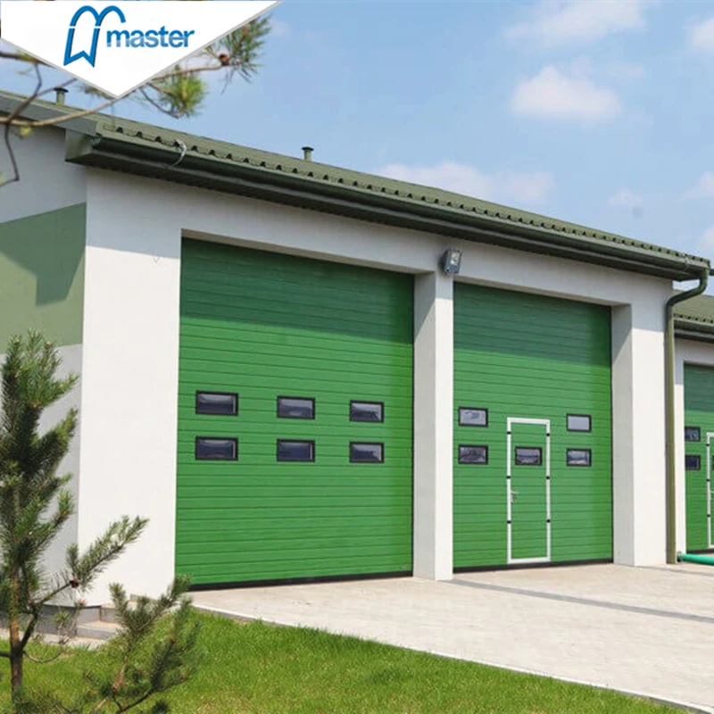 
Safety Motorized Color Steel sectional Industrial Garage Door 